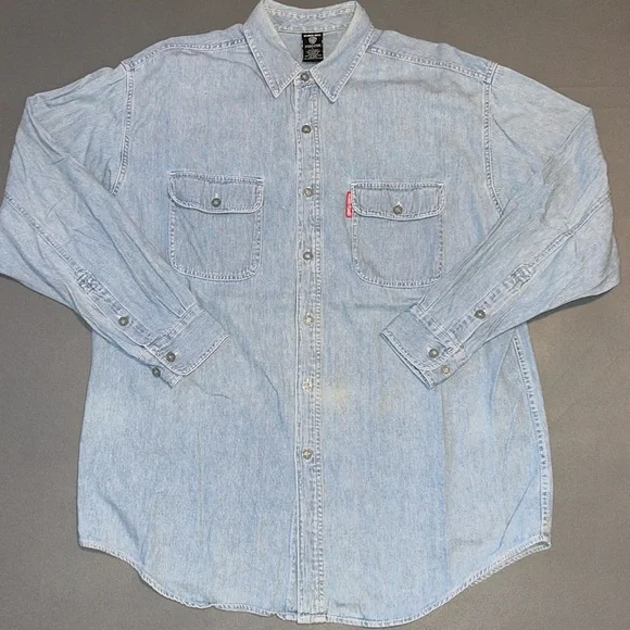 Vintage 90s Looney Tunes Button Down Shirt - Picture 2 of 6